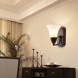 Rustic Lodge Black Oxide Finish Feature for Eye Protection Ambient Light Wall Sconces Wall Light