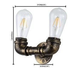 Rustic Lodge Traditional Classic Antique Brass Feature for Ambient Light Wall Lights Wall Light