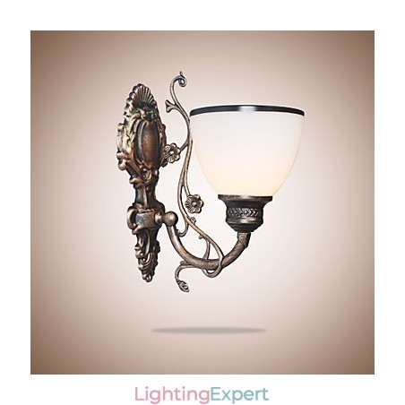 Simple American Wall Lamp Bedside Lamp Living Room Decorative Lamp Wrought Iron European Style Creative Wall Lamp
