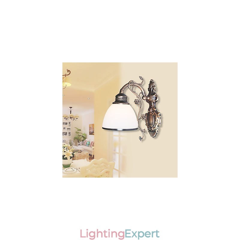 Simple American Wall Lamp Bedside Lamp Living Room Decorative Lamp Wrought Iron European Style Creative Wall Lamp