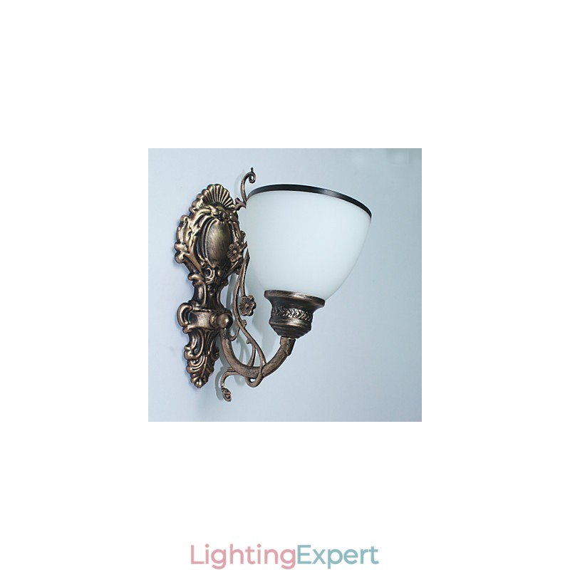 Simple American Wall Lamp Bedside Lamp Living Room Decorative Lamp Wrought Iron European Style Creative Wall Lamp