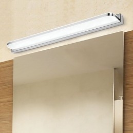 Integrated Modern Contemporary Electroplated Feature for Ambient Light Bathroom Lighting Wall Light