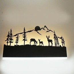 Integrated Feature for Ambient Light Wall Sconces Wall Light