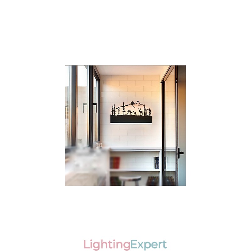 Integrated Feature for Ambient Light Wall Sconces Wall Light