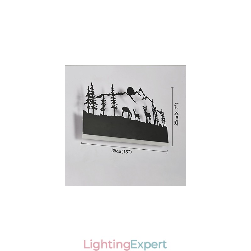 Integrated Feature for Ambient Light Wall Sconces Wall Light