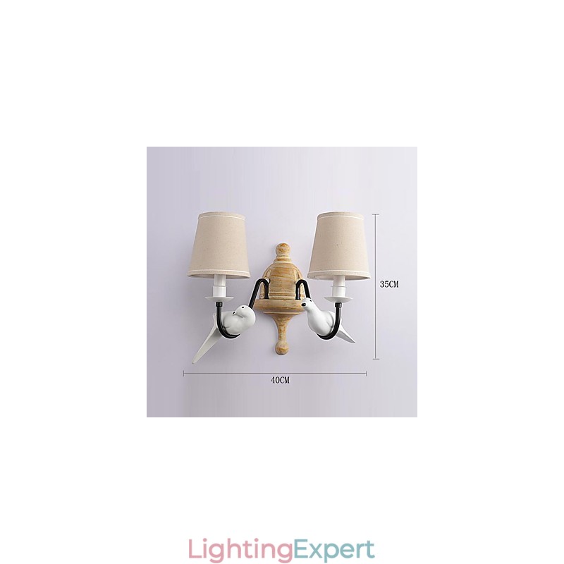 Rustic Lodge Simple Vintage Painting Feature Ambient Light Wall Sconces Wall Light