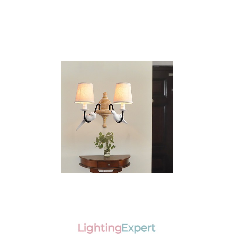 Rustic Lodge Simple Vintage Painting Feature Ambient Light Wall Sconces Wall Light