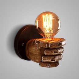 Loft industrial Cafe wall lamp Resin wall lamp Lodge Antique Vintage Retro Painting Feature for Mini Style Ambient Light Wall Sconces Wall Light