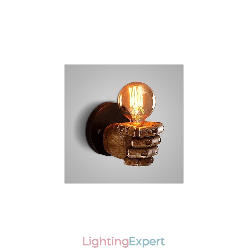 Loft industrial Cafe wall lamp Resin wall lamp Lodge Antique Vintage Retro Painting Feature for Mini Style Ambient Light Wall Sconces Wall Light