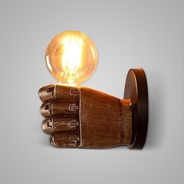 Loft industrial Cafe wall lamp Resin wall lamp Lodge Antique Vintage Retro Painting Feature for Mini Style Ambient Light Wall Sconces Wall Light