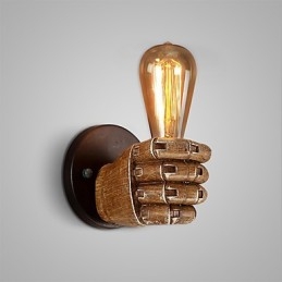Loft industrial Cafe wall lamp Resin wall lamp Lodge Antique Vintage Retro Painting Feature for Mini Style Ambient Light Wall Sconces Wall Light