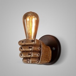 Loft industrial Cafe wall lamp Resin wall lamp Lodge Antique Vintage Retro Painting Feature for Mini Style Ambient Light Wall Sconces Wall Light