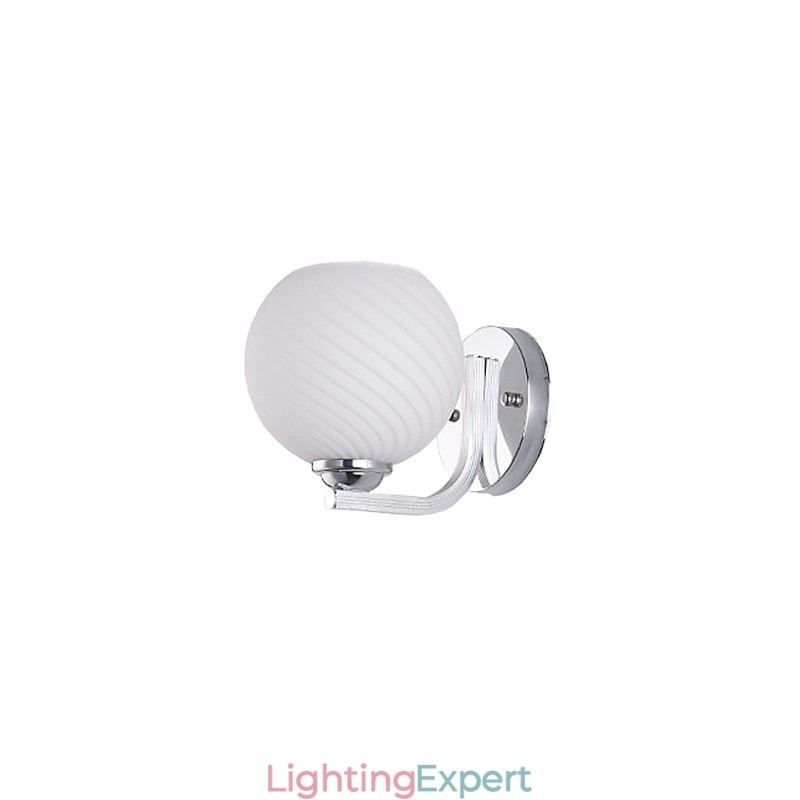 Simple Modern Contemporary Electroplate Feature for Swing Arm Eye Protection Ambient Light Wall Sconces