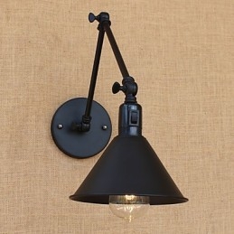 Country Retro Painting Feature for Mini Style Swing Arm Eye Protection Downlight Swing Arm Lights