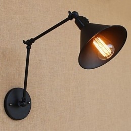 Country Retro Painting Feature for Mini Style Swing Arm Eye Protection Downlight Swing Arm Lights