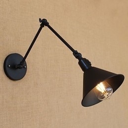 Country Retro Painting Feature for Mini Style Swing Arm Eye Protection Downlight Swing Arm Lights