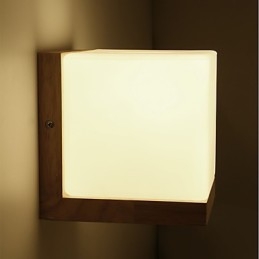 Novelty Country Feature for Mini Style Eye Protection Ambient Light Sconces Bedside Night Light Creative Balcony Wall Lamp
