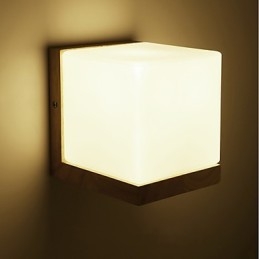 Novelty Country Feature for Mini Style Eye Protection Ambient Light Sconces Bedside Night Light Creative Balcony Wall Lamp