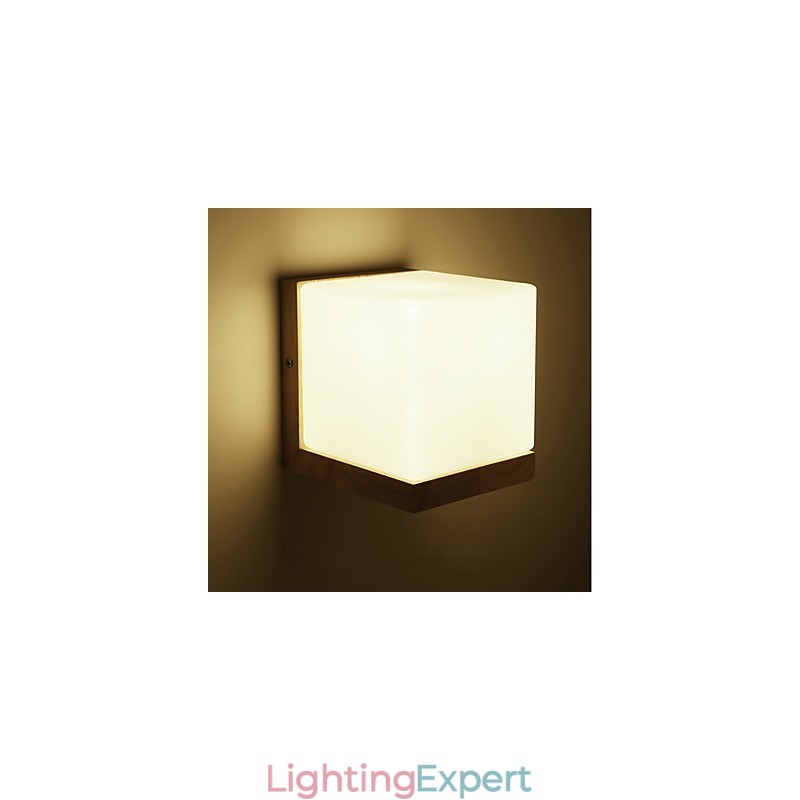 Novelty Country Feature for Mini Style Eye Protection Ambient Light Sconces Bedside Night Light Creative Balcony Wall Lamp