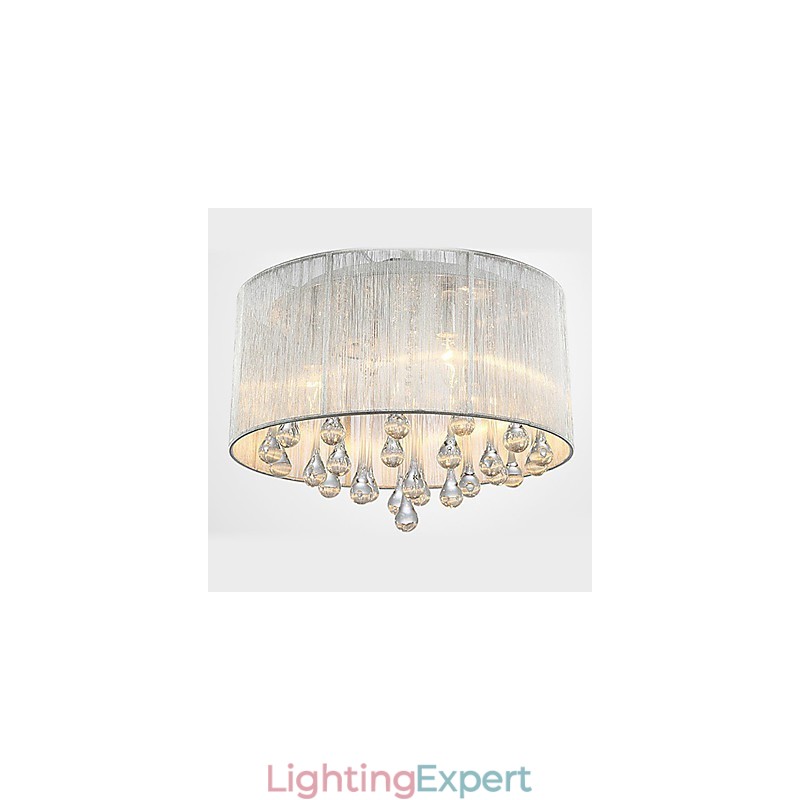 Ceiling Light Modern Crystal 4 Lights