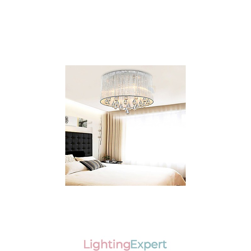 Ceiling Light Modern Crystal 4 Lights
