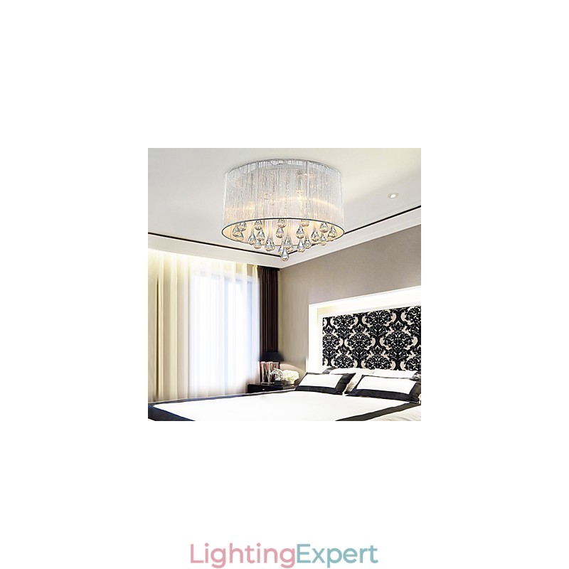 Ceiling Light Modern Crystal 4 Lights