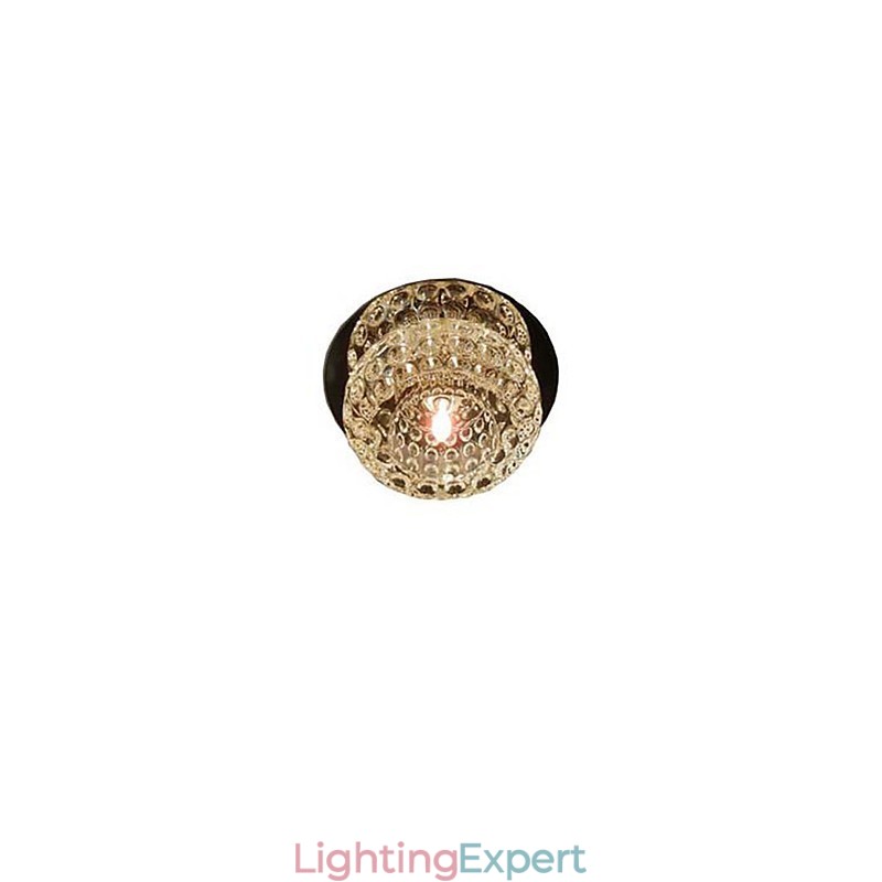 Modern Contemporary Crystal Mini Style Flush Mount