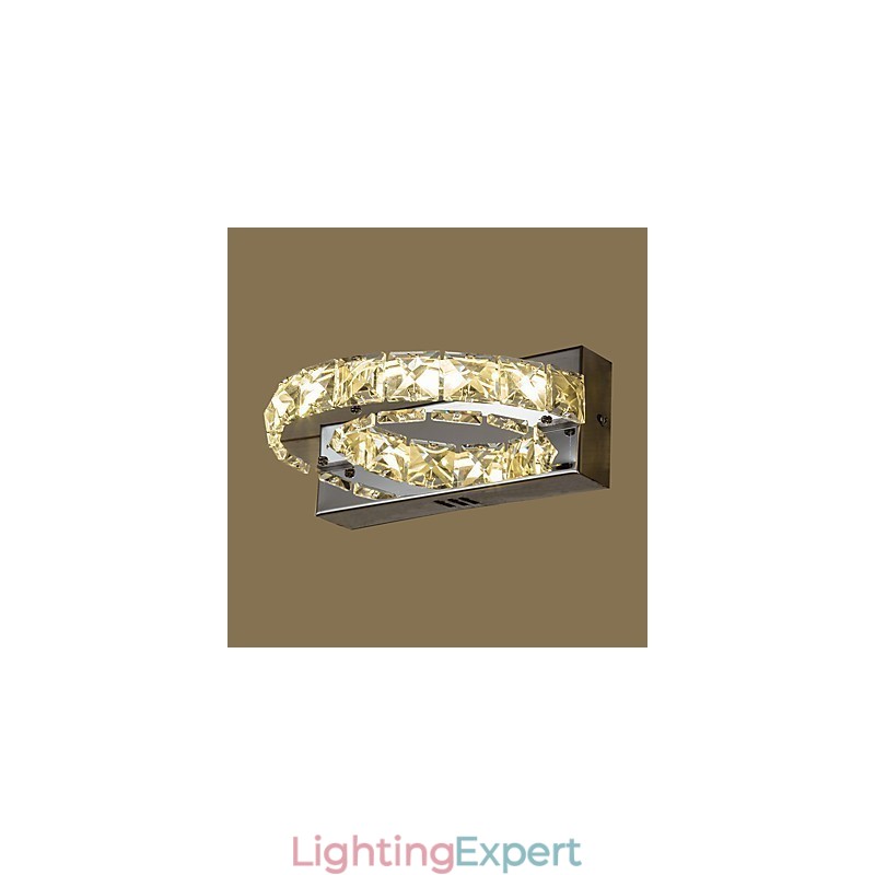 Integrated Modern Contemporary Painting Feature for Crystal Ambient Light Wall Sconces Wall Light
