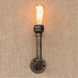 Nostalgia Simple Water Pipe Decorative Small Wall Lamp Wall Light