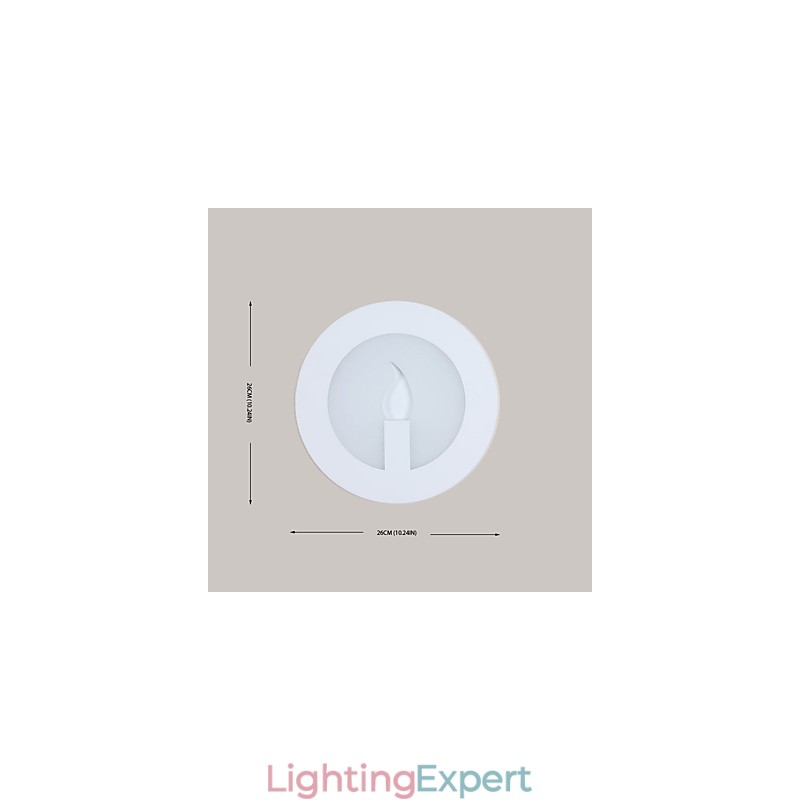 Integrated Modern Contemporary Painting Feature for Ambient Light Wall Sconces Wall Light