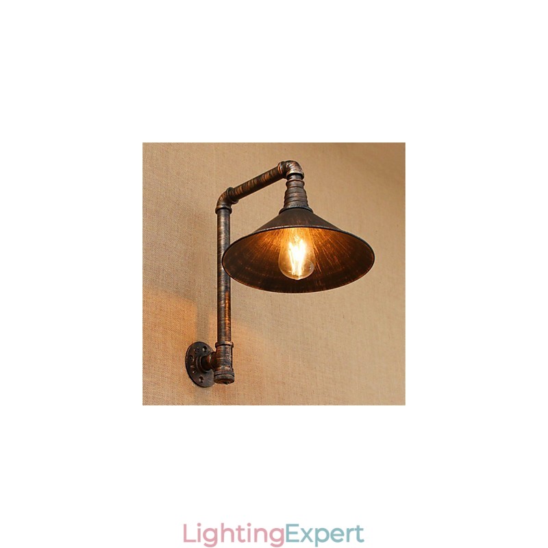 Rustic Lodge Country Antique Brass Feature for Ambient Light Wall Sconces Wall Light
