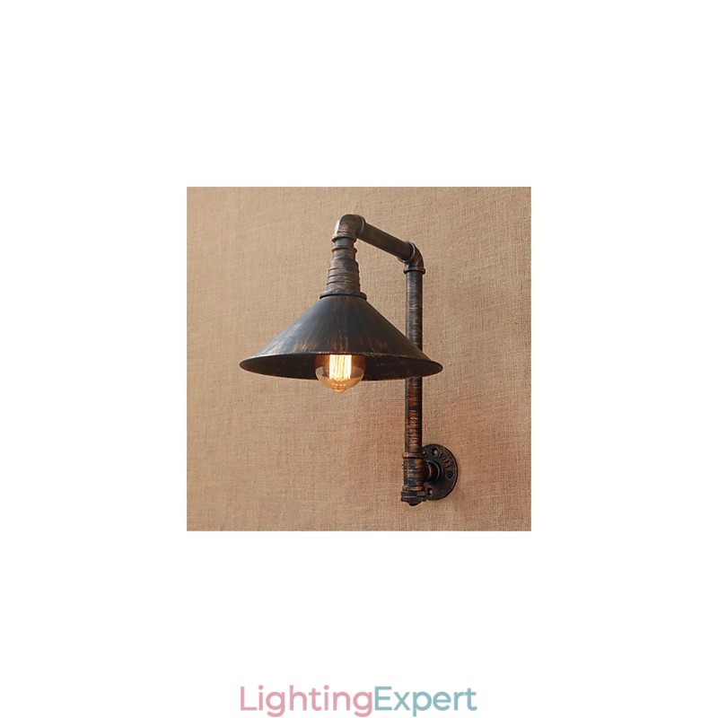 Rustic Lodge Country Antique Brass Feature for Ambient Light Wall Sconces Wall Light