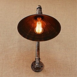 Rustic Lodge Country Antique Brass Feature for Ambient Light Wall Sconces Wall Light