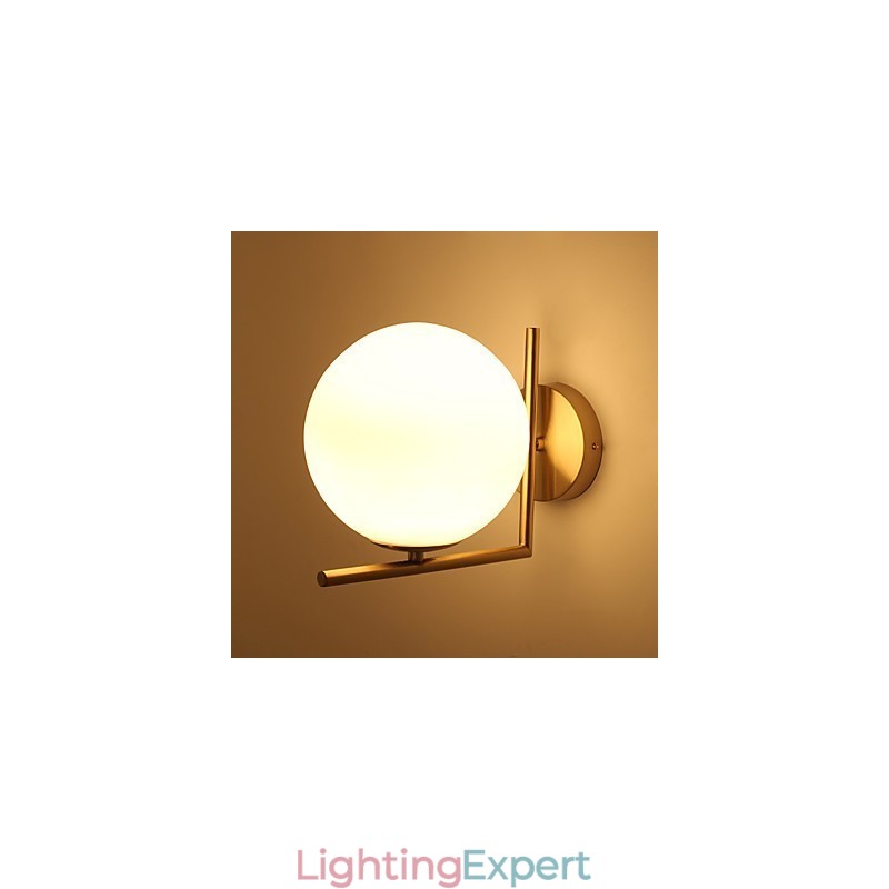 Modern Contemporary Electroplated Feature for Arc Uplight Wall Sconces Wall Light