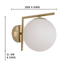 Modern Contemporary Electroplated Feature for Arc Uplight Wall Sconces Wall Light