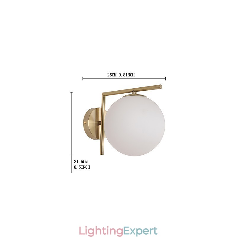 Modern Contemporary Electroplated Feature for Arc Uplight Wall Sconces Wall Light