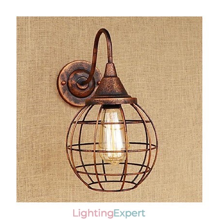 Simple And Retro Creative Personality Rust Color American wall lamp Wall Sconces Wall Light Simple And Retro Creative Personality Rust Color American wall lamp Wall Sconces Wall Light