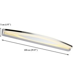 Super Long Modern Bathroom Lighting Contemporary Metal Wall light