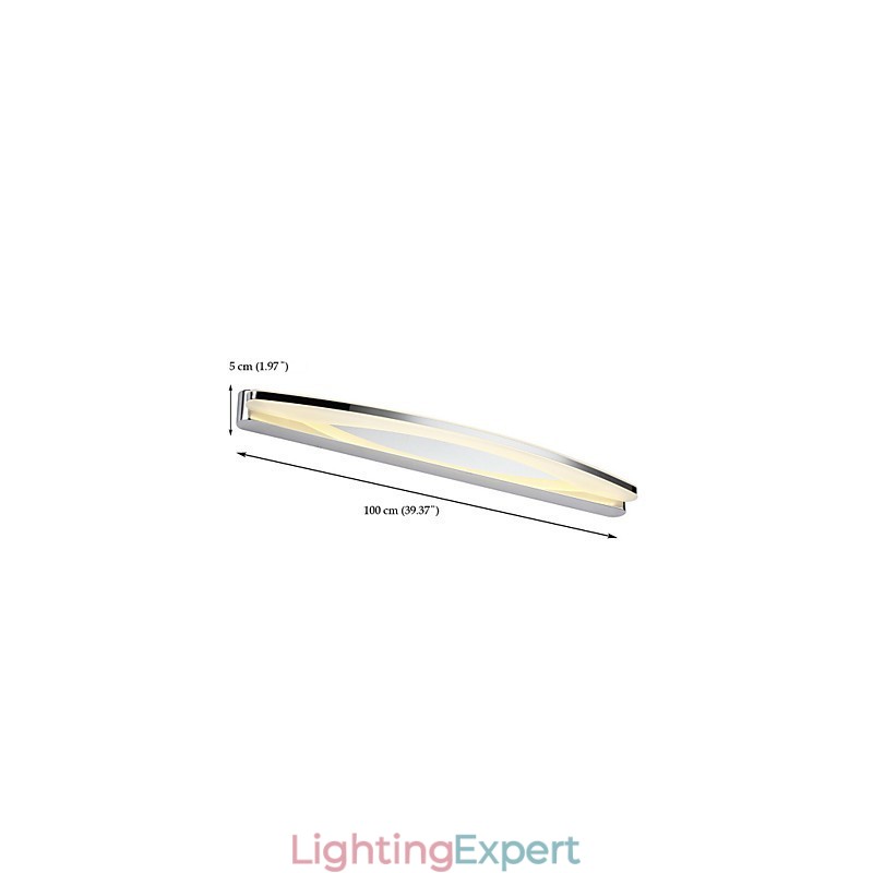 Super Long Modern Bathroom Lighting Contemporary Metal Wall light