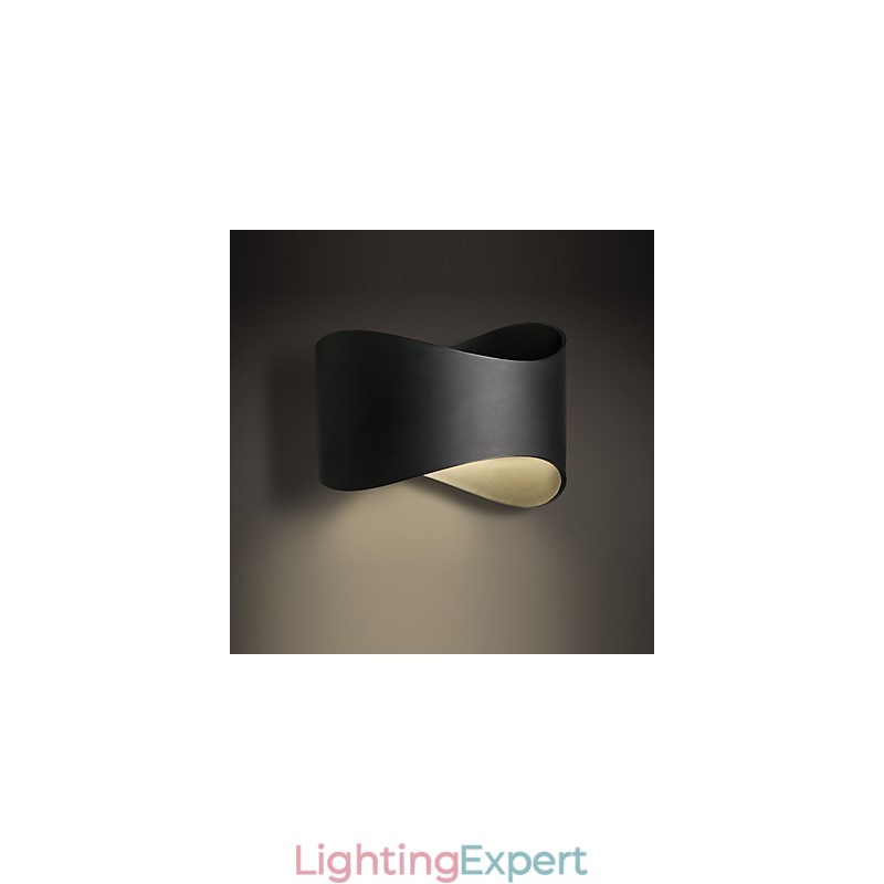 Modern Contemporary Black Oxide Finish Feature for Mini Style Ambient Light Wall Sconces Wall Light