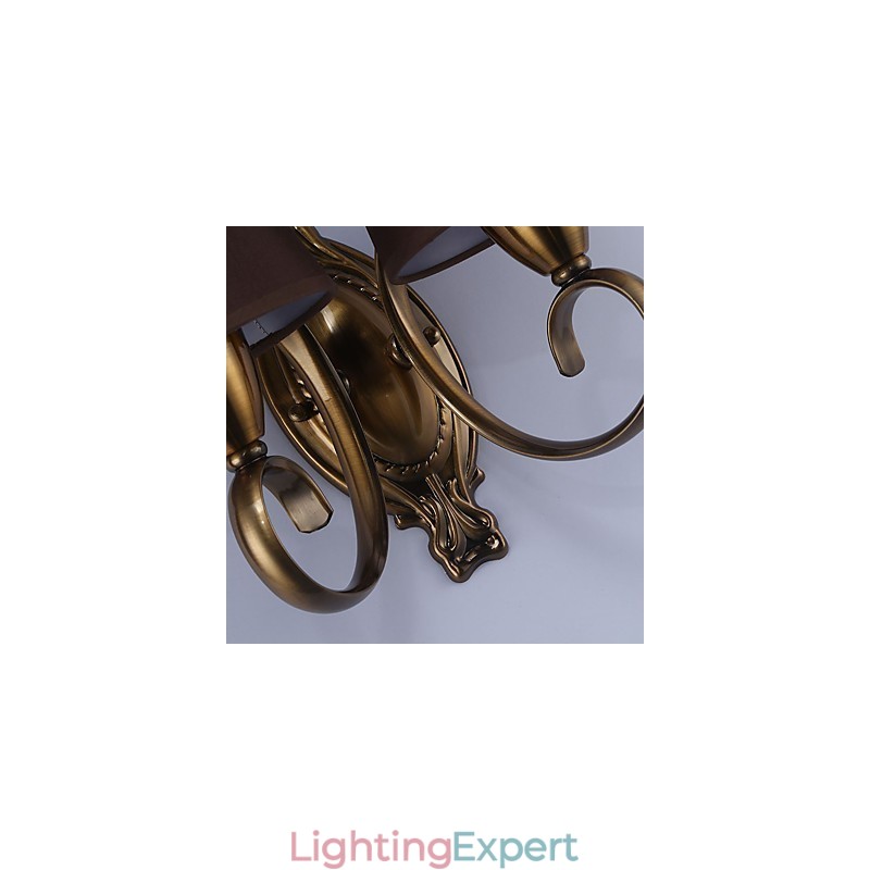 Traditional Classic Electroplated Feature for Eye Protection Downlight Wall Sconces Wall Light