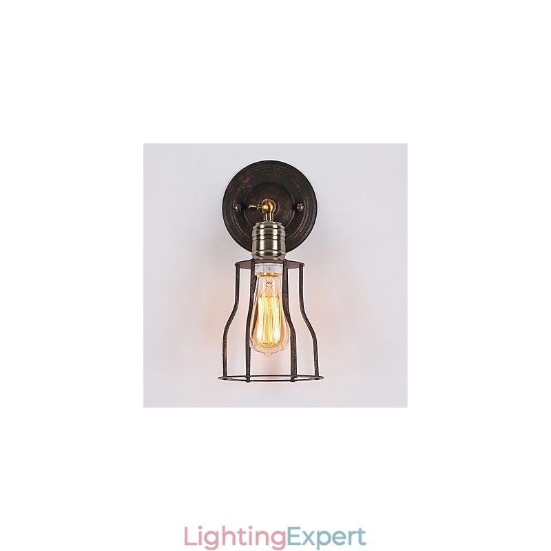 Retro Industrial Style Country Metal Wall Lights Restaurant Cafe Mini Wall Sconces