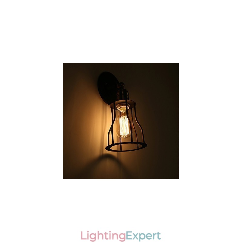 Retro Industrial Style Country Metal Wall Lights Restaurant Cafe Mini Wall Sconces