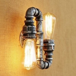 Country Retro Painting Feature for Swing Arm Ambient Light Wall Sconces Wall Light