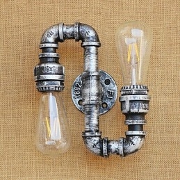 Country Retro Painting Feature for Swing Arm Ambient Light Wall Sconces Wall Light