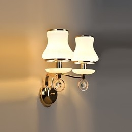 Modern Contemporary Electroplated Feature for Crystal Ambient Light Wall Sconces Wall Light