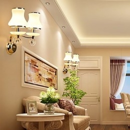 Modern Contemporary Electroplated Feature for Crystal Ambient Light Wall Sconces Wall Light