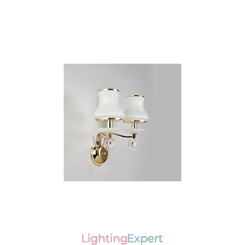 Modern Contemporary Electroplated Feature for Crystal Ambient Light Wall Sconces Wall Light