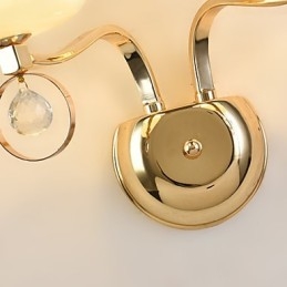 Modern Contemporary Electroplated Feature for Crystal Ambient Light Wall Sconces Wall Light