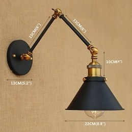 Wall Sconce Brass Vintage Industrial Wall Lamp Light Home Lighting Indoor Decor Wall Sconce